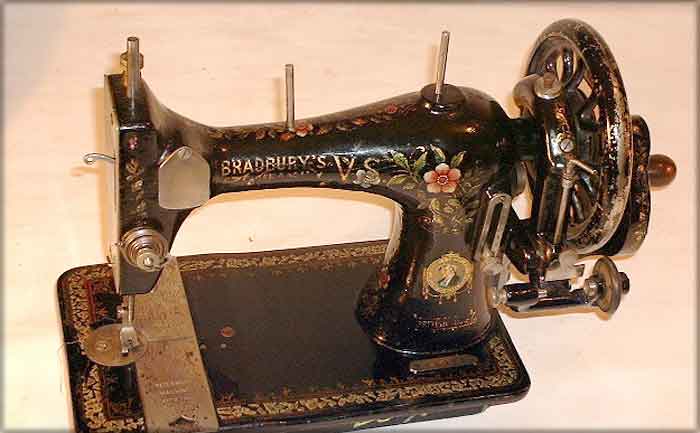 Bradbury Sewing Machine Soeze Type Instruction manual reproduction