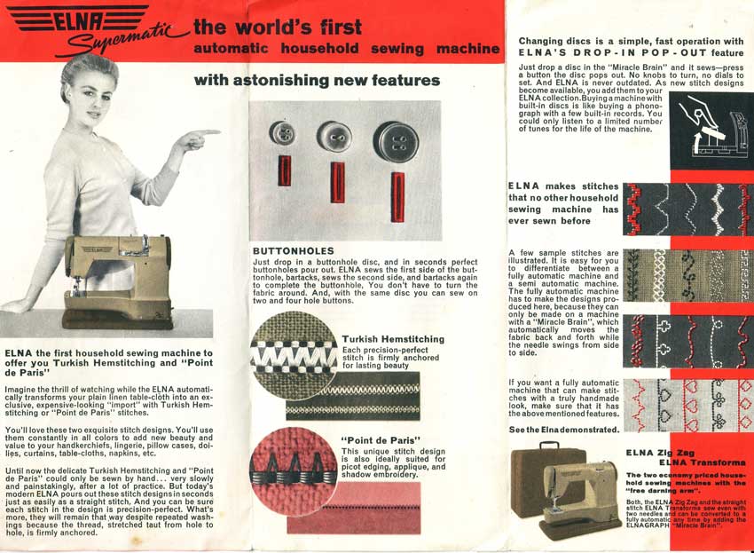 Elna Special (1969)  Vintage sewing machines, Sewing machine, Vintage  sewing